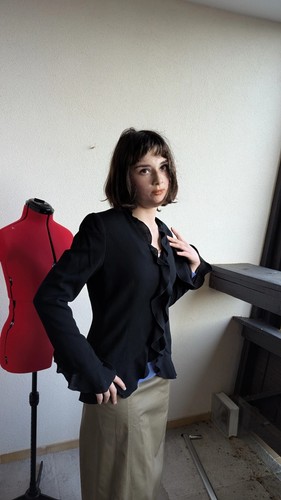 Veste chic laine doublée - veste,