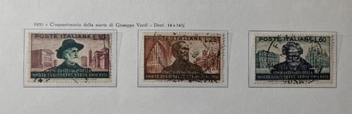 Italia 1951 verdi - 1951, (usati)