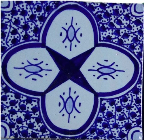Piastrella marocco dipinta - piastrella,