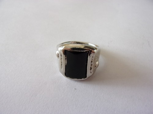 Anello uomo con - con, pietra