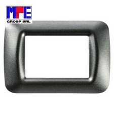 GEWISS GW22613 PLACCA 3 POSTI ARDESIA METALLIZZATO TOP SYSTEM