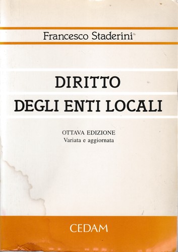 Diritto degli enti - , locali