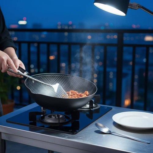 Wok ferro resistente - in, ai