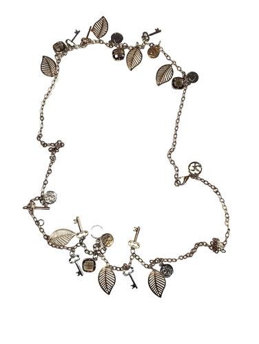 Collana metallo dorato con - in,
