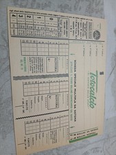 SCHEDINA TOTOCALCIO MULTIPLA