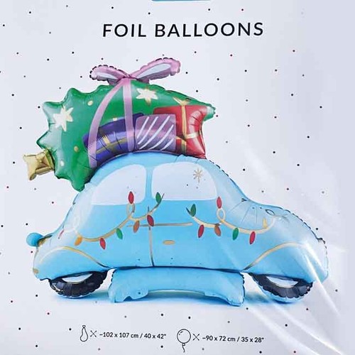 Palloncino natale auto con - natale,