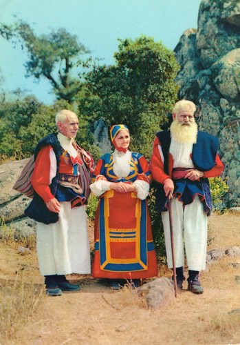 Antica cartolina costumi - cartolina:,