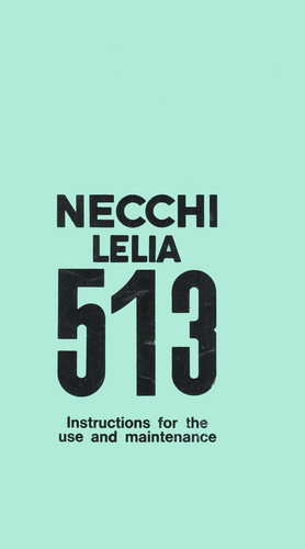 Necchi lelia 513 manuale - lelia,