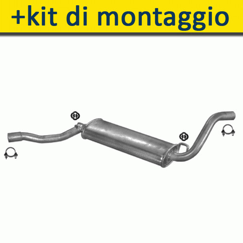 Silenziatore marmitta - silenziatore,