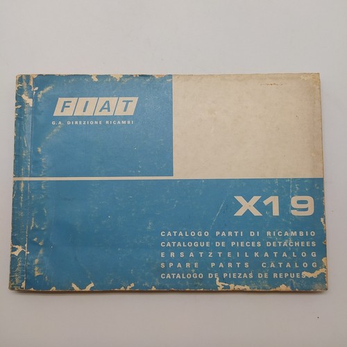 Fiat catalogo parti - x1, di