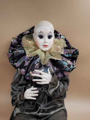 Bambola porcellana vintage - bambola, 29"