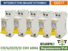 INTERRUTTORE MAGNETOTERMICO SU