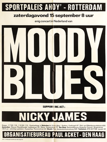 Poster concerto moody - concerto, blues