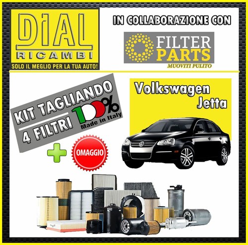 Kit tagliando filtri 4pz - kit, jetta