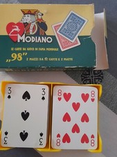 3 set carte plastificate poker Modiano&Dal Negro (da 2 mazzi)+ 2 mazzi singoli