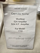 NUOVO amplificatore jukebox Wurlitzer 1700 524 amp KIT CONDENSATORE juke box alta qualità