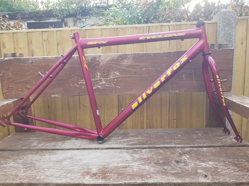 Telaio bici acciaio - , silver