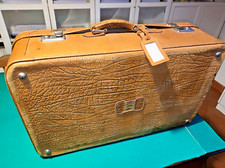 ANTICA VALIGIA IN PELLE ANNI 50 VINTAGE OTTIME CONDIZIONI