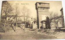 1910 Cuneo CEVA Antica Torre antica cartolina viaggiata