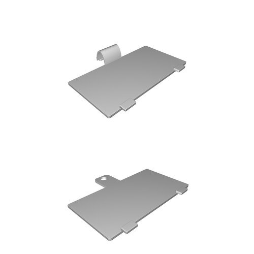Coperchio batteria 2aa quadro - coperchio,