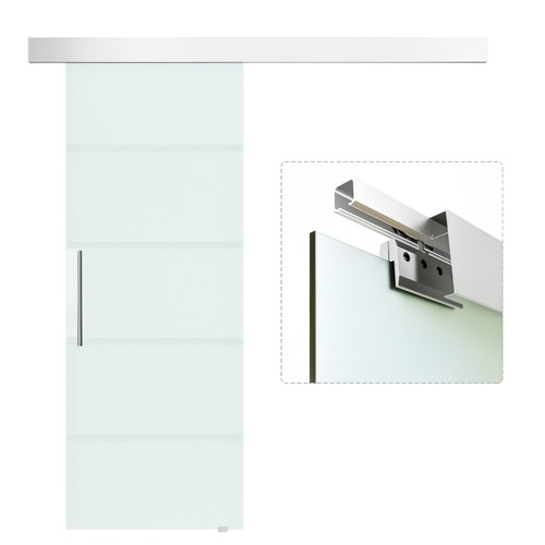 Homcom porta scorrevole - homcom, in