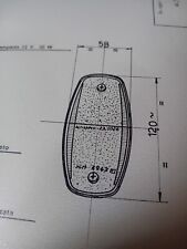 SCHEDA OMOLOGAZIONE FRECCIA LATERALE LANCIA FULVIA COUPE 1965 ALTISSIMO 231028