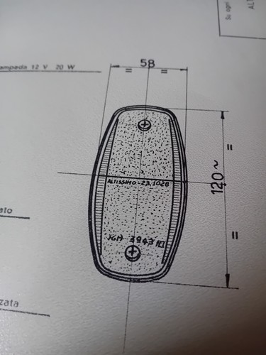 Scheda omologazione freccia - scheda,