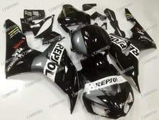 Adatto per CBR1000RR 2006-2007 Kit carene carrozzeria stampo iniezione ABS grigio Repsol