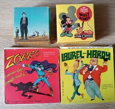 Lotto di 8 pellicole Super,Topolino, Zorro, Ol1lio E Stanlio, Chaplin,pellicola