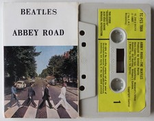 THE BEATLES - ABBEY ROAD (TCPCS7096) EARLY  1970s UK CASSETTE GREEN LABELS DP