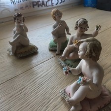 Statuette Capodimonte  4 Pezzi Bellissimi Firmati