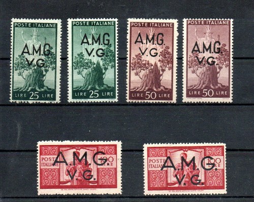 591 francobolli amg - -,