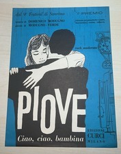 SPARTITO MUSICALE PIOVE