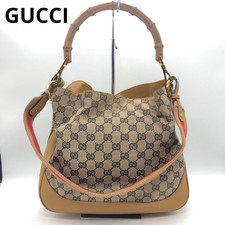 Borsa a tracolla Gucci bambù