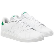 Scarpe adidas Advantage K Donna Sneakers Suola Gomma Lacci Bianco e Verde Tennis