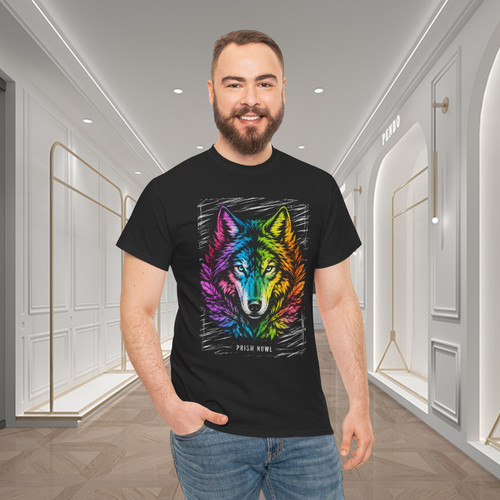 Maglietta prism howl rainbow - howl,