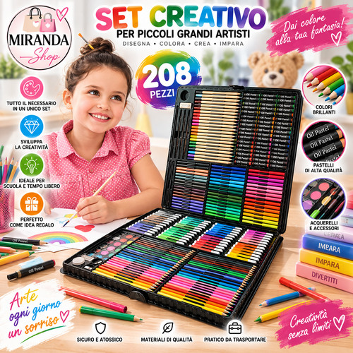 Set artistico 288 pezzi - 288,
