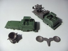 LOTTO PARTI X RICAMBI 2 CAMION SENZA RUOTE PLASTICA ANNI '70 TRUCK TOY VINTAGE 