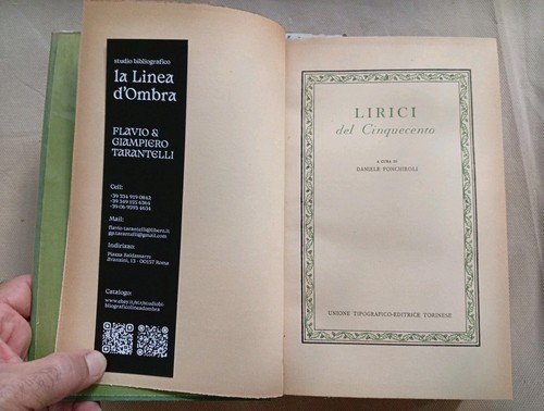 Lirici del cinquecento - lirici,