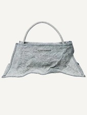 Pronta✈️ Borsa a tracolla H&M Glenn Martens denim lavato borsa a mano pochette blu