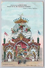 Nice carnival 1908 float - carnival,