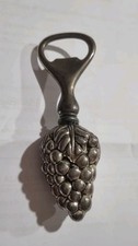 Antico Apribottiglie A Grappolo D'uva Placcato Argento - Primi '900