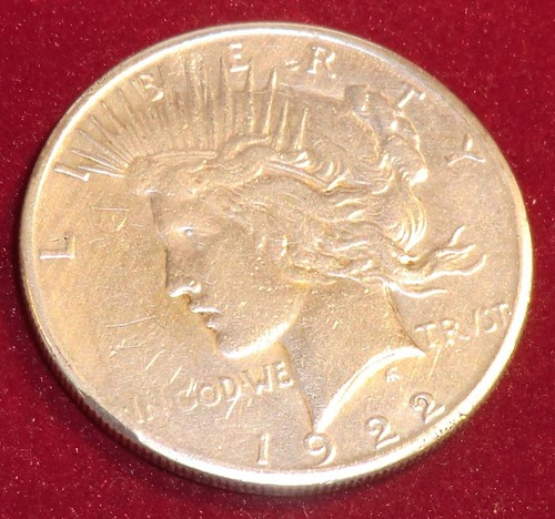 Moneta peace dollar 1922s - dollar, s/sg
