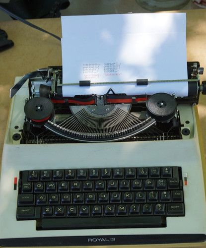 Coperchio macchina scrivere - macchina,
