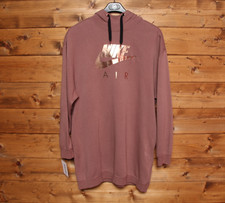 Felpa NIKE AIR  tg. S Usato (Sa1867) Rosa Vintage Oversize