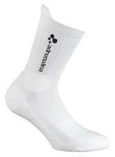 +adrenalina - Calza Sportiva Corta Professionale Bianco/Nero