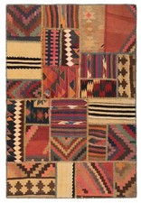 Kilim Patchwork Intrecciato a