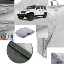 TELO COPRIAUTO TELATO FELPATO PER JEEP WRANGLER JK 4P ANNO 2012 IMPERMEABILE ANT