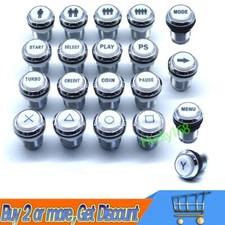 Pulsanti led arcade - led, cromati