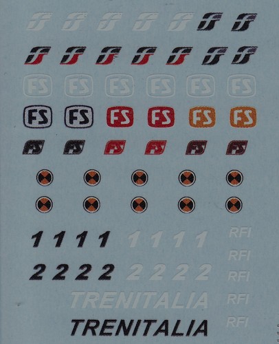 Decal trasferibili treni - fs,